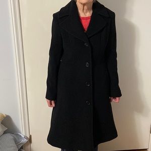 Anne Klein Wool and Cashmere Winter Coat